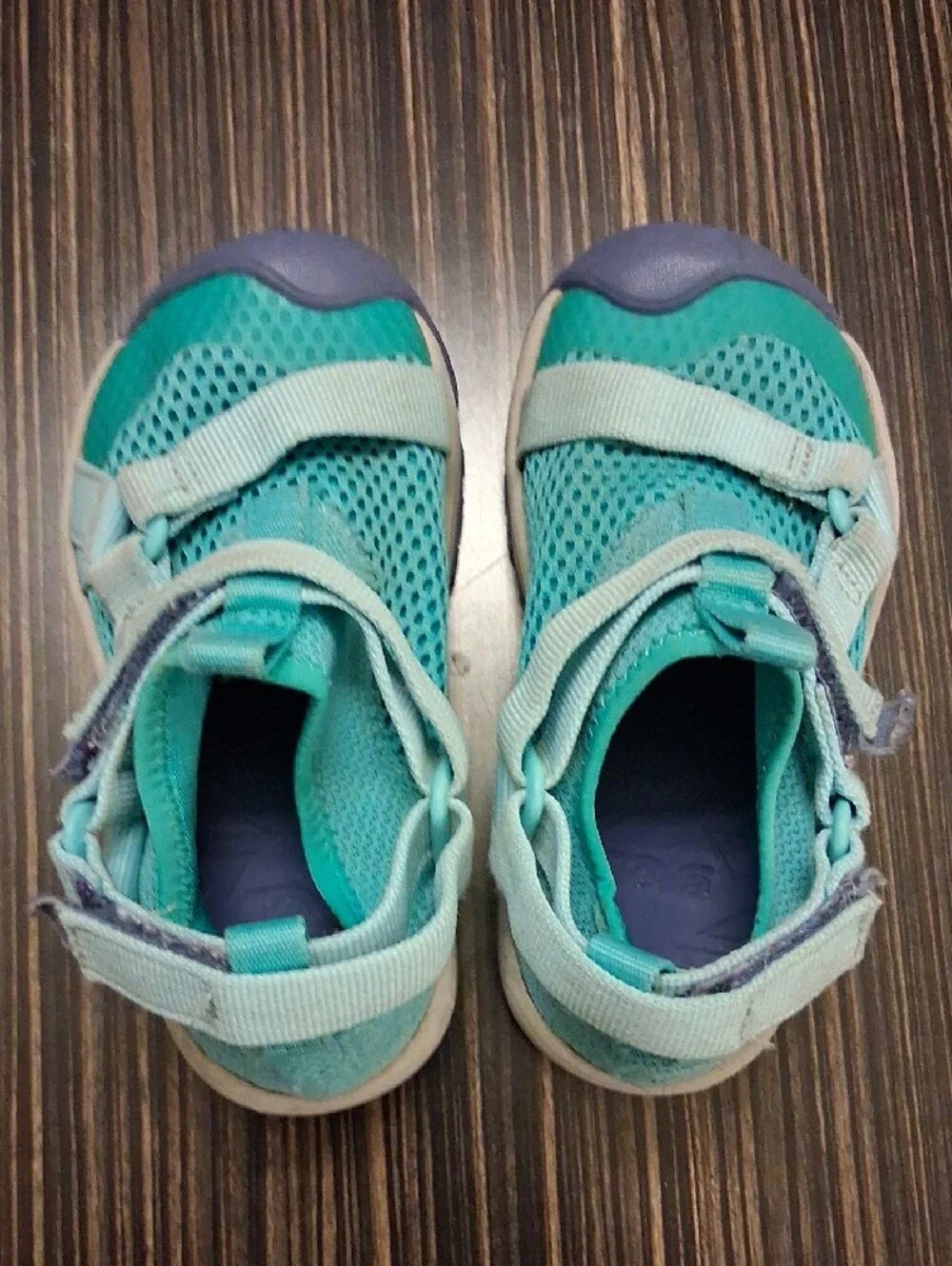 Teva Kids  Aqua Teal Mesh Sport Sandals with Hook-and-Loop Straps